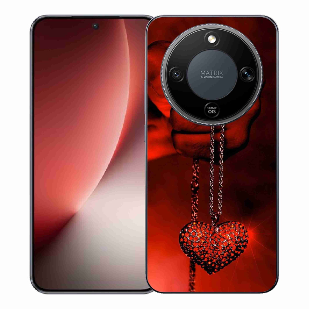 Gelový kryt mmCase na Honor Magic 8 Lite 5G - náhrdelník