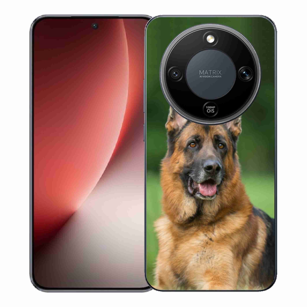 Gelový kryt mmCase na Honor Magic 8 Lite 5G - německý ovčák