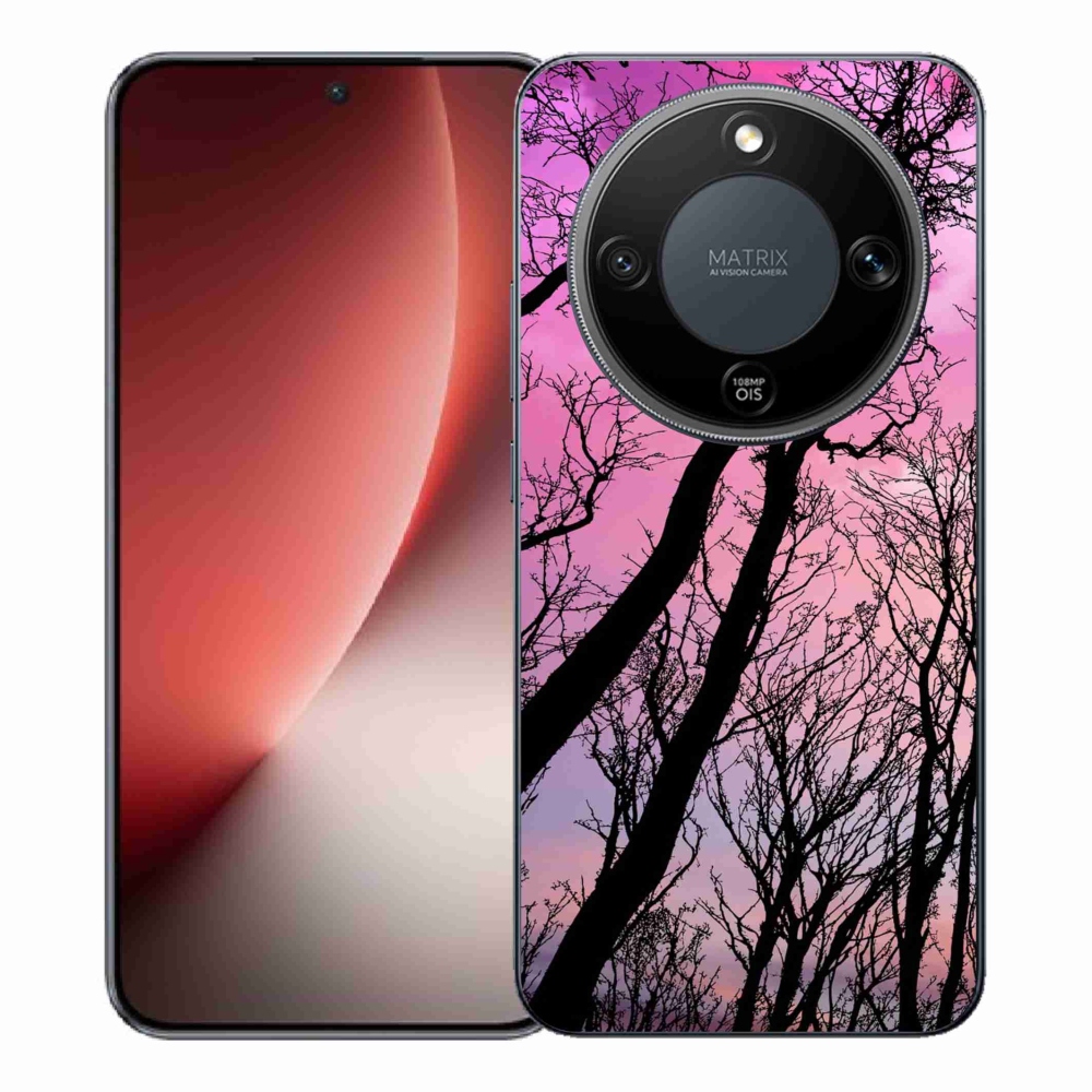 Gelový kryt mmCase na Honor Magic 8 Lite 5G - opadané stromy