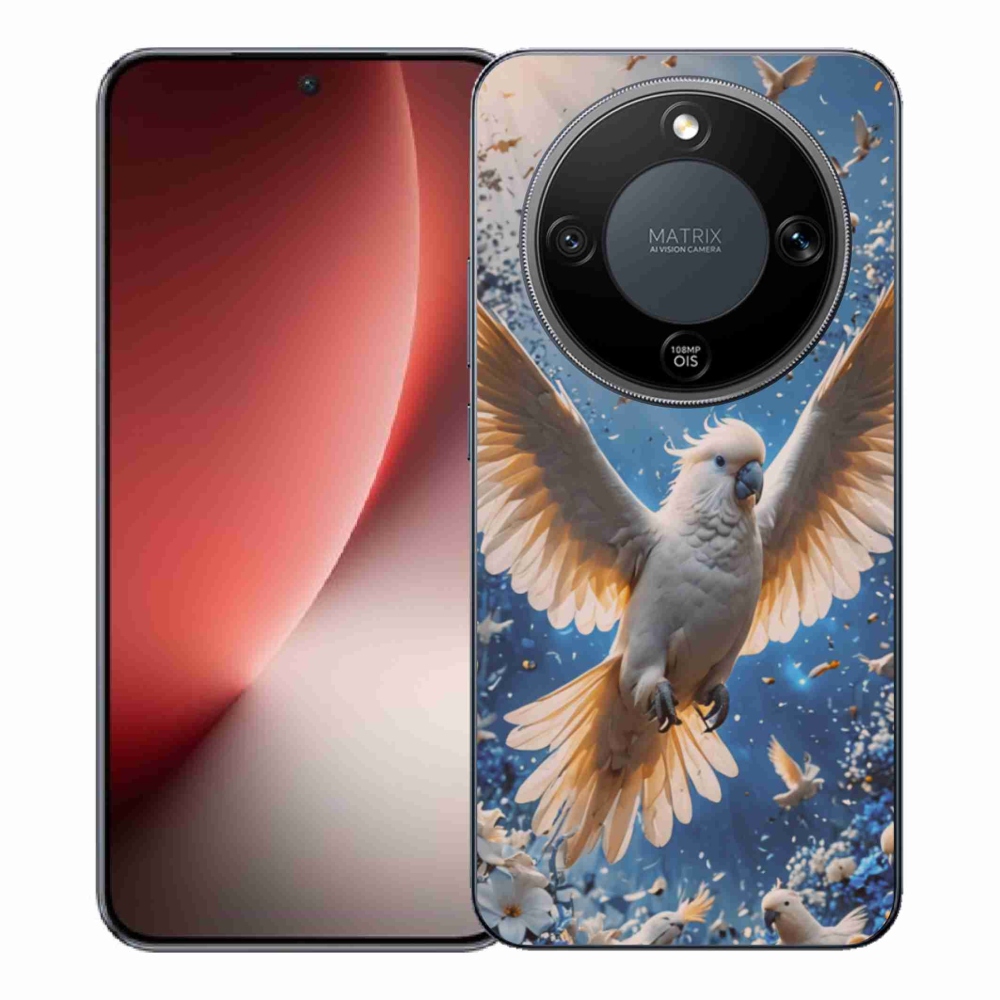 Gelový kryt mmCase na Honor Magic 8 Lite 5G - papoušek kakadu