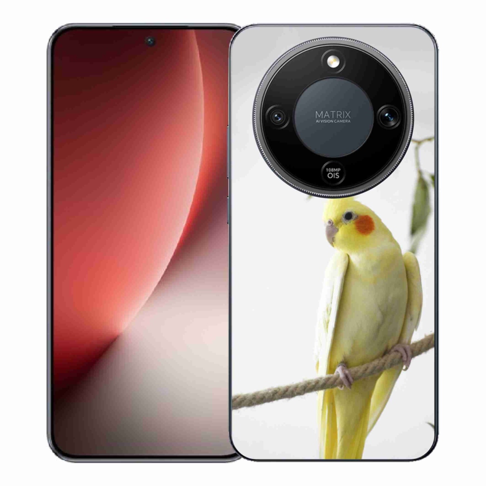 Gelový kryt mmCase na Honor Magic 8 Lite 5G - papoušek korela chocholatá