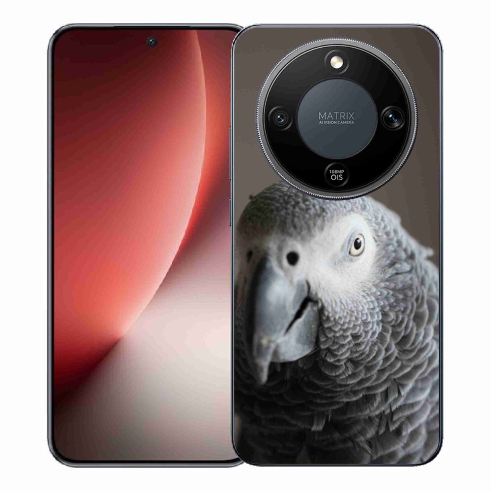 Gelový kryt mmCase na Honor Magic 8 Lite 5G - papoušek žako 2