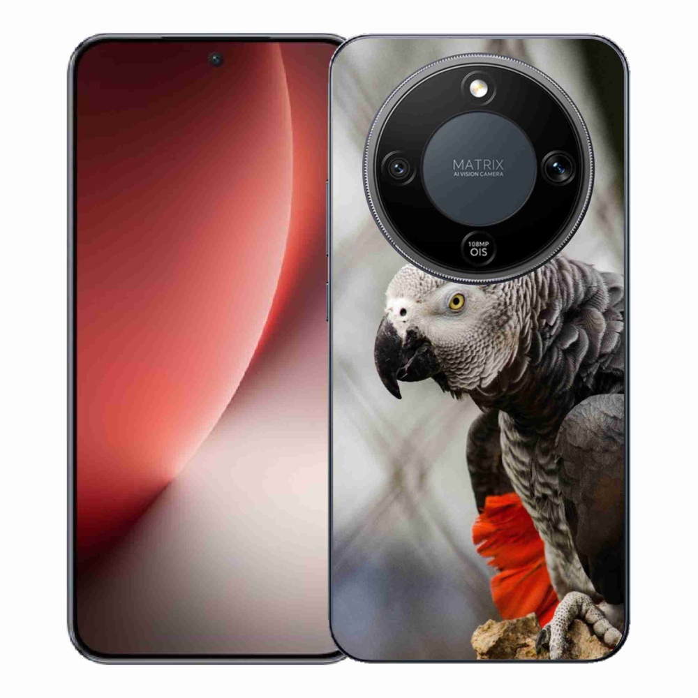 Gelový kryt mmCase na Honor Magic 8 Lite 5G - papoušek žako 3