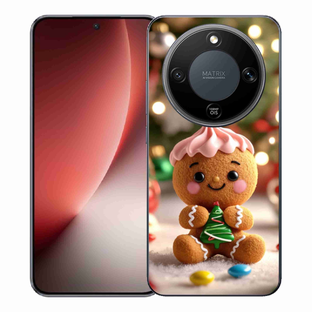 Gelový kryt mmCase na Honor Magic 8 Lite 5G - perníček