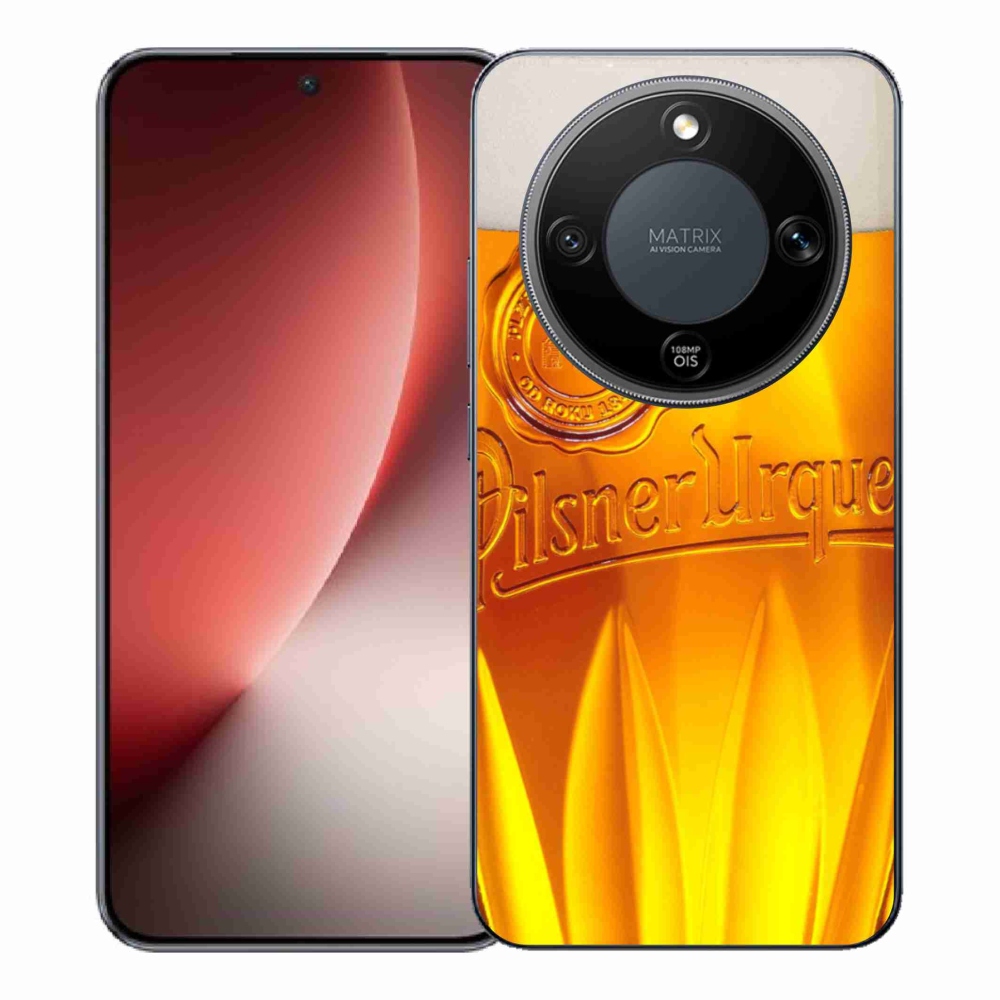 Gelový kryt mmCase na Honor Magic 8 Lite 5G - pivo