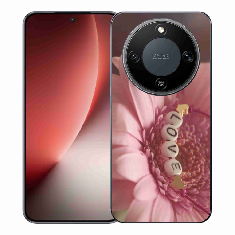 Gelový kryt mmCase na Honor Magic 8 Lite 5G - přívěsek love