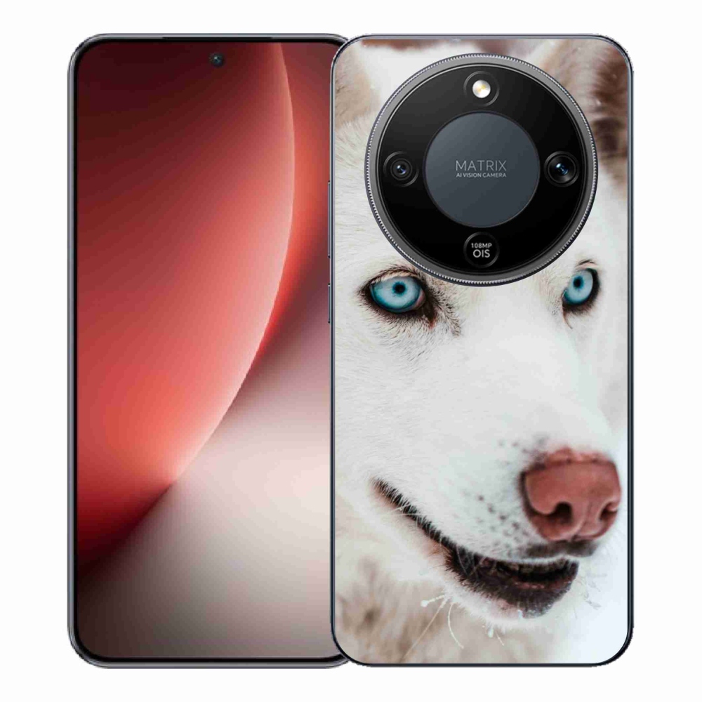 Gelový kryt mmCase na Honor Magic 8 Lite 5G - psí pohled