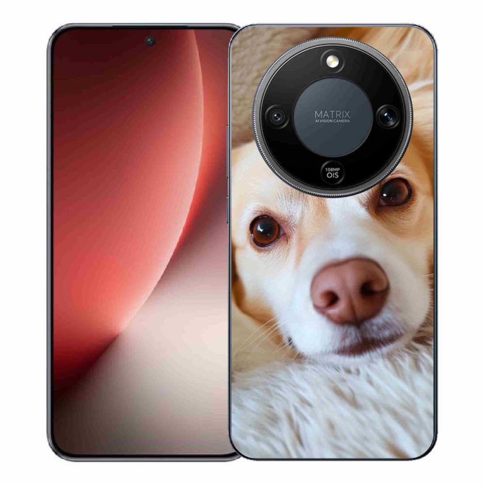 Gelový kryt mmCase na Honor Magic 8 Lite 5G - Roztomilá čivava