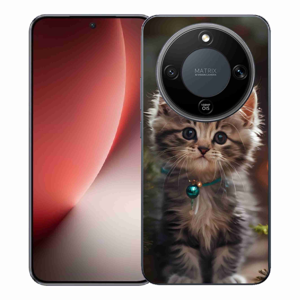Gelový kryt mmCase na Honor Magic 8 Lite 5G - roztomilé kotě 11