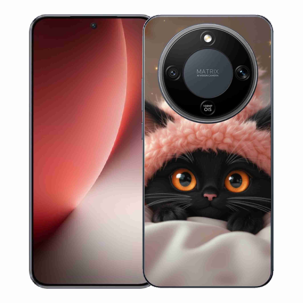 Gelový kryt mmCase na Honor Magic 8 Lite 5G - roztomilé kotě 7