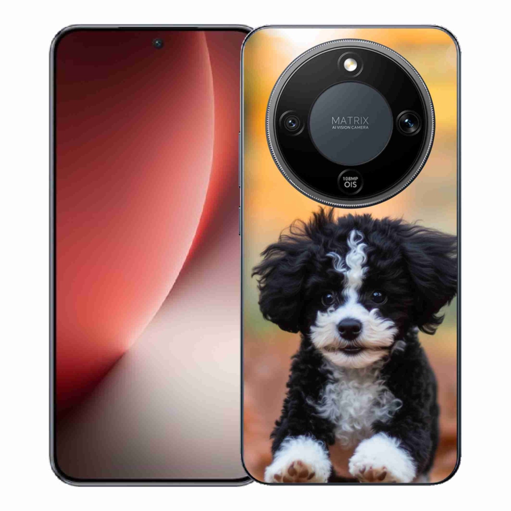 Gelový kryt mmCase na Honor Magic 8 Lite 5G - roztomilé štěně 2