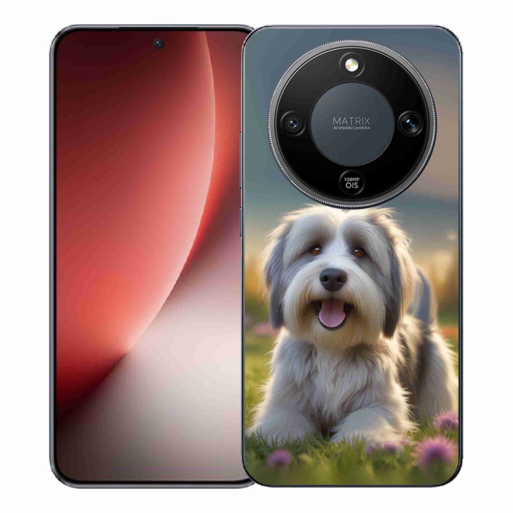 Gelový kryt mmCase na Honor Magic 8 Lite 5G - roztomilý havanský psík