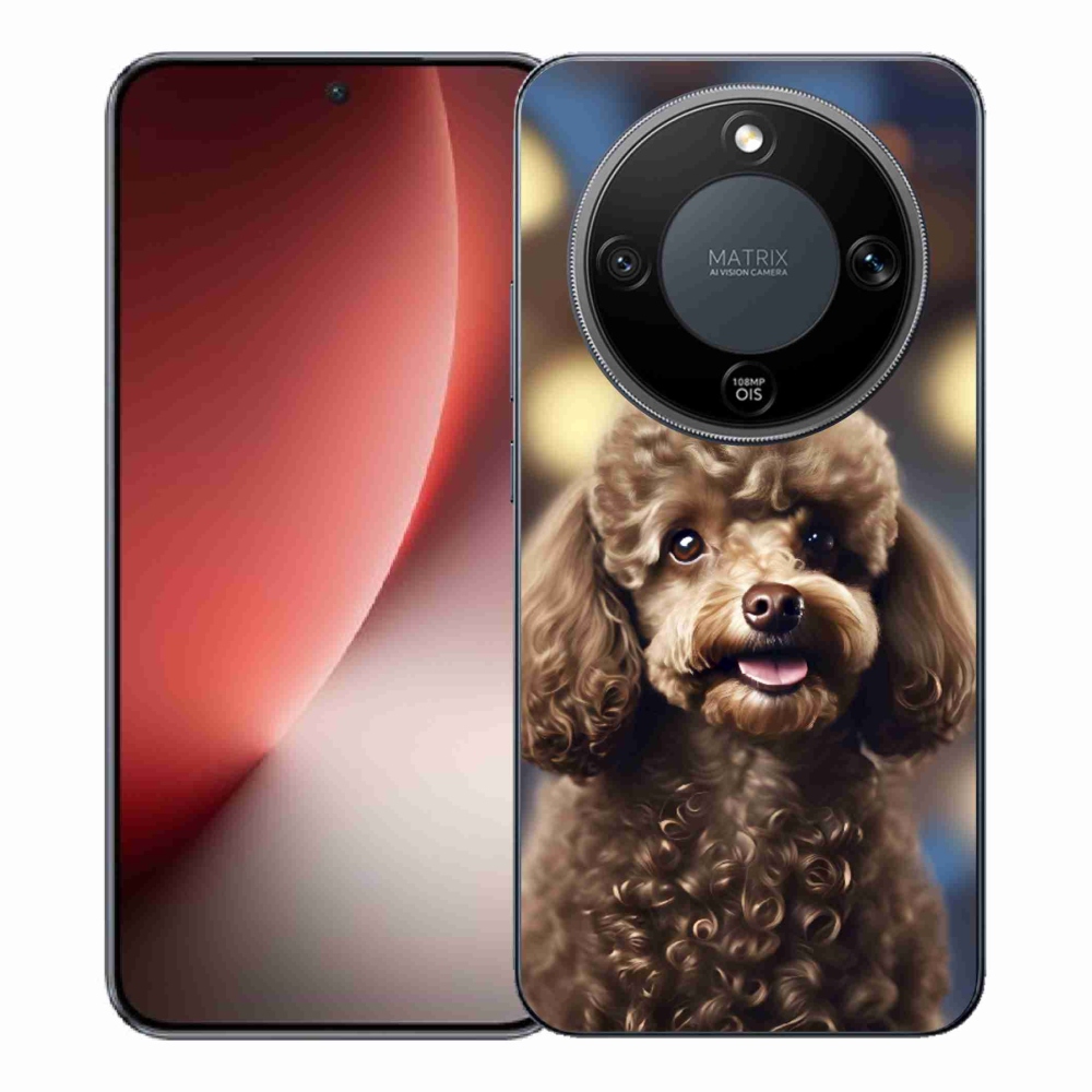 Gelový kryt mmCase na Honor Magic 8 Lite 5G - roztomilý pudl