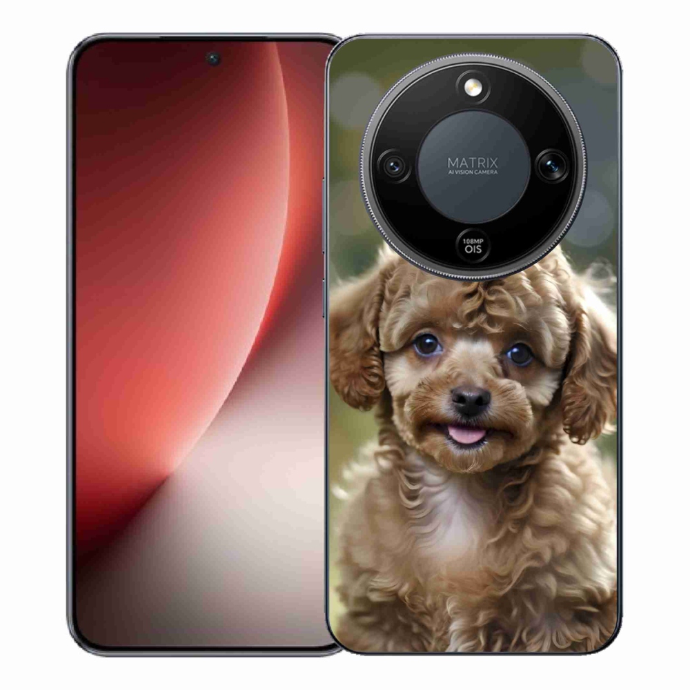 Gelový kryt mmCase na Honor Magic 8 Lite 5G - roztomilý pudl