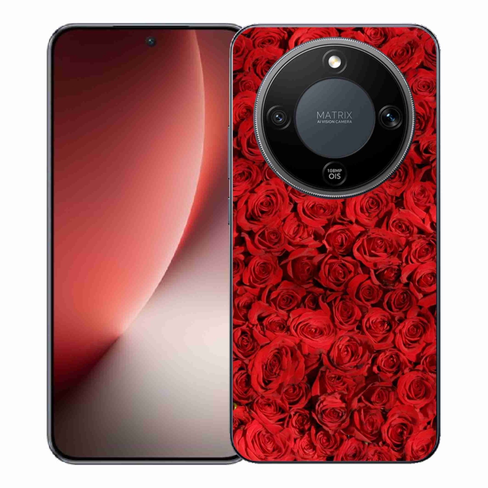 Gelový kryt mmCase na Honor Magic 8 Lite 5G - růže