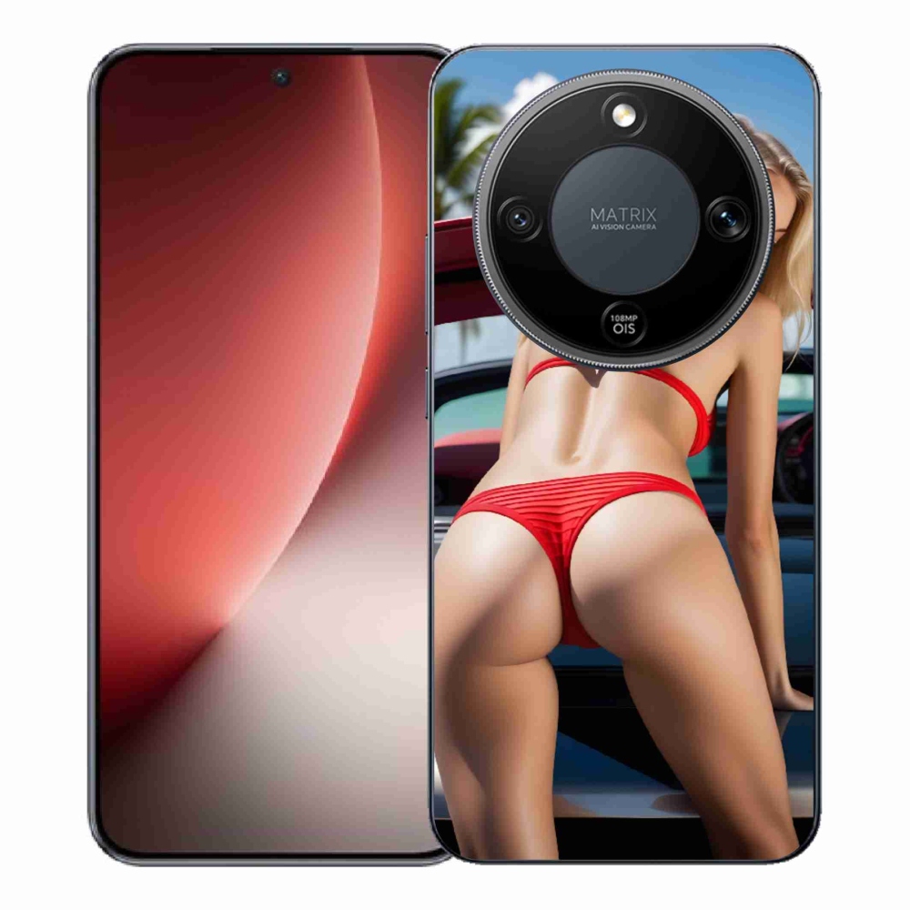 Gelový kryt mmCase na Honor Magic 8 Lite 5G - sexy žena 2