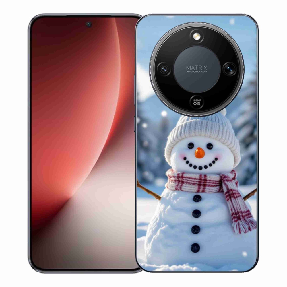 Gelový kryt mmCase na Honor Magic 8 Lite 5G - sněhulák 3