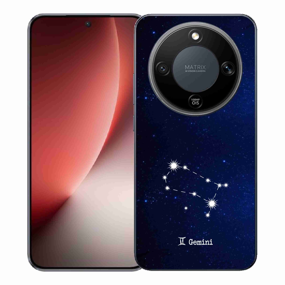 Gelový kryt mmCase na Honor Magic 8 Lite 5G - souhvězdí Blíženců