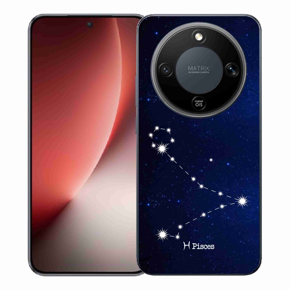 Gelový kryt mmCase na Honor Magic 8 Lite 5G - souhvězdí Ryby