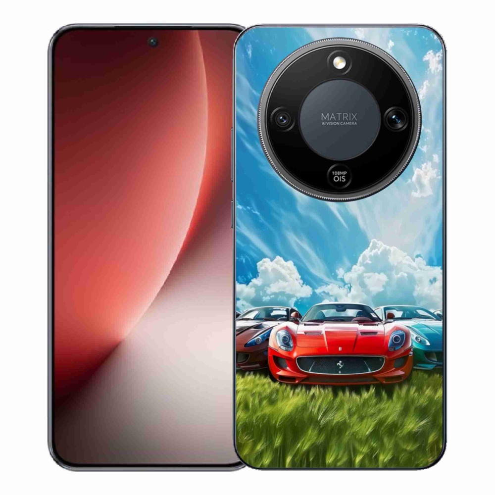 Gelový kryt mmCase na Honor Magic 8 Lite 5G - sportovní vozy