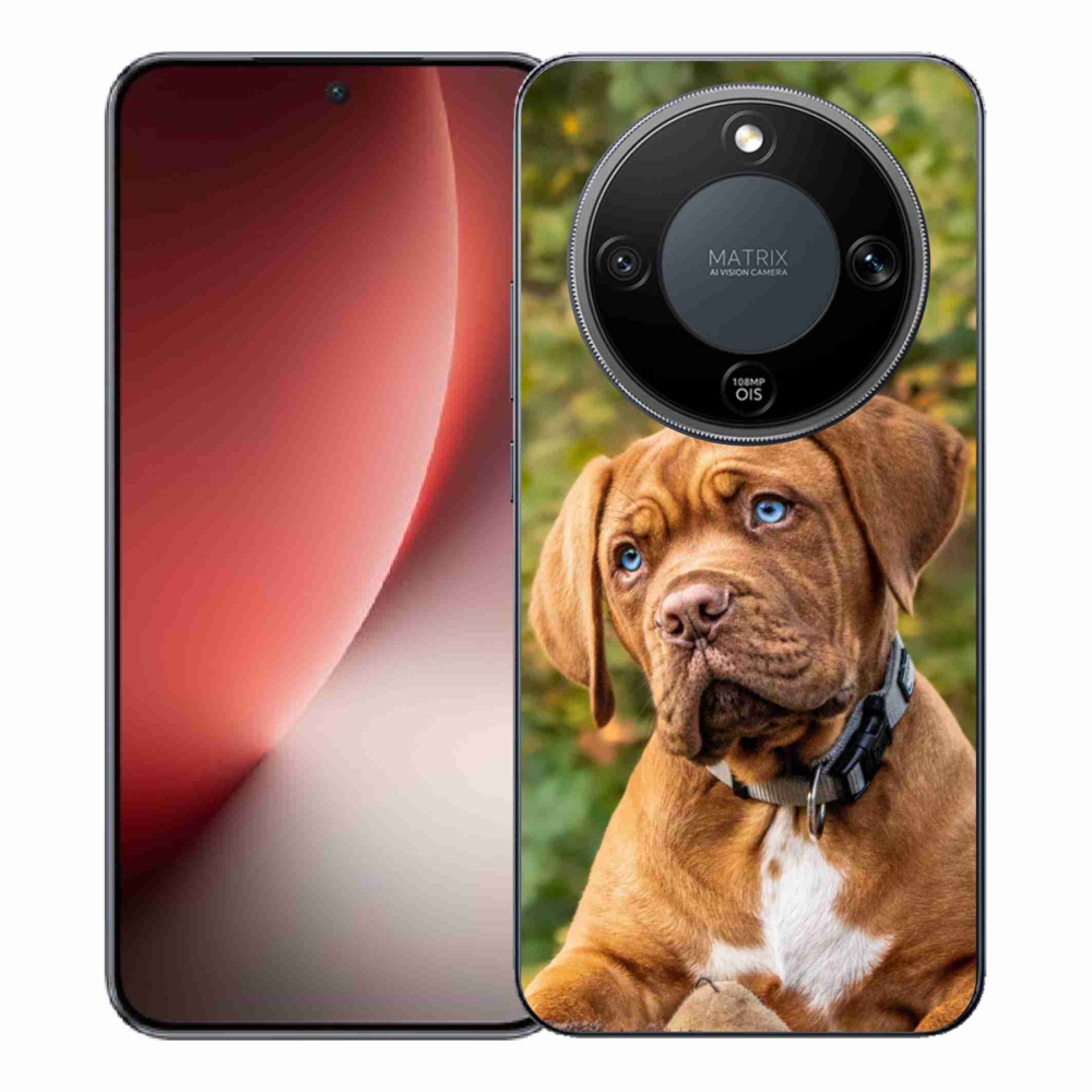 Gelový kryt mmCase na Honor Magic 8 Lite 5G - štěně 