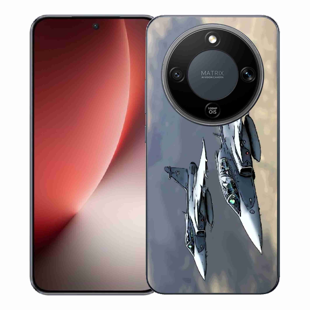 Gelový kryt mmCase na Honor Magic 8 Lite 5G - stíhačky