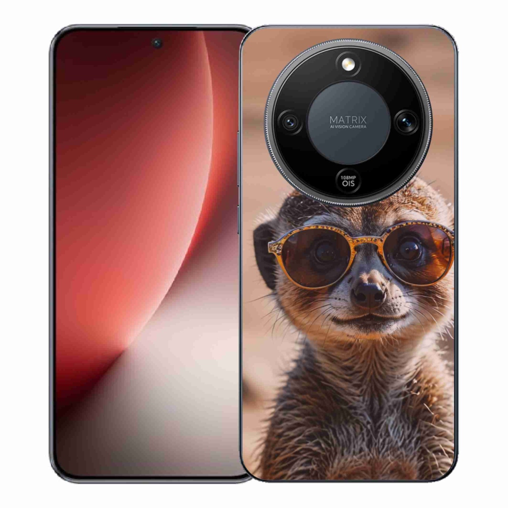 Gelový kryt mmCase na Honor Magic 8 Lite 5G - stylová surikata