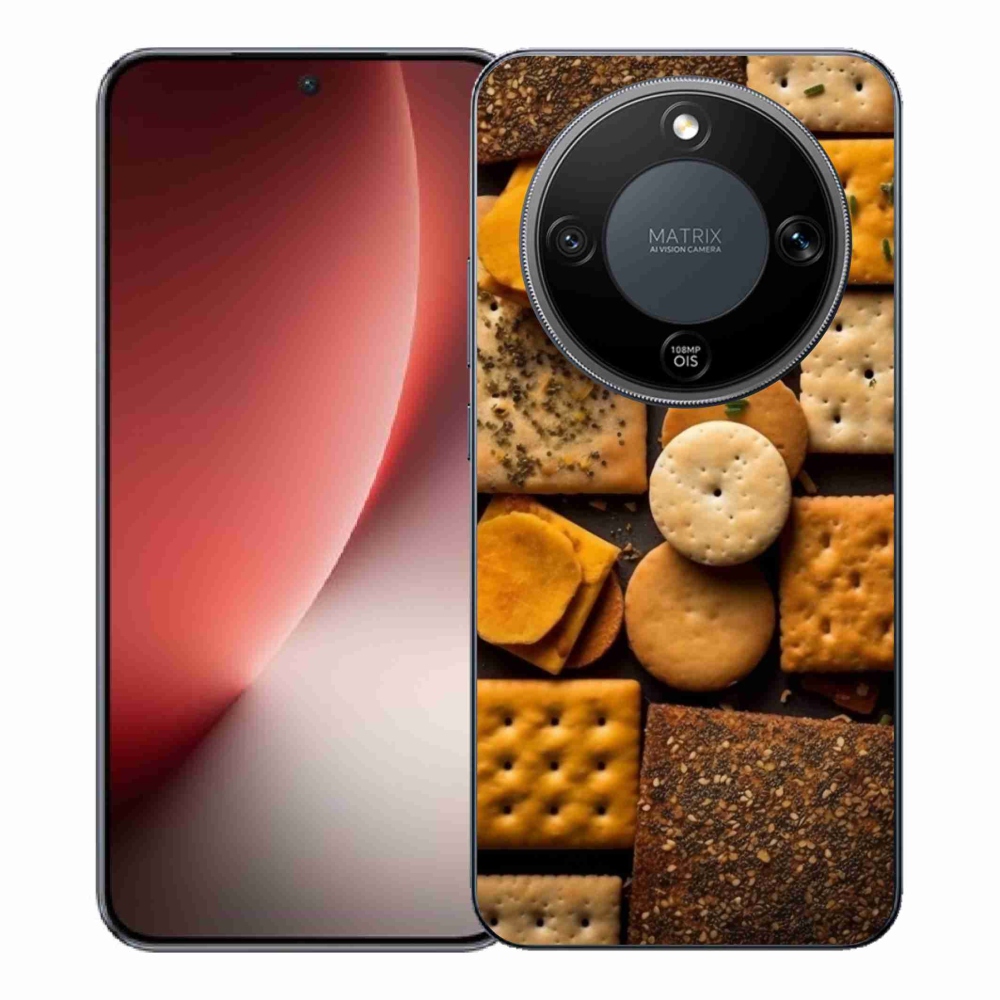 Gelový kryt mmCase na Honor Magic 8 Lite 5G - sušenky