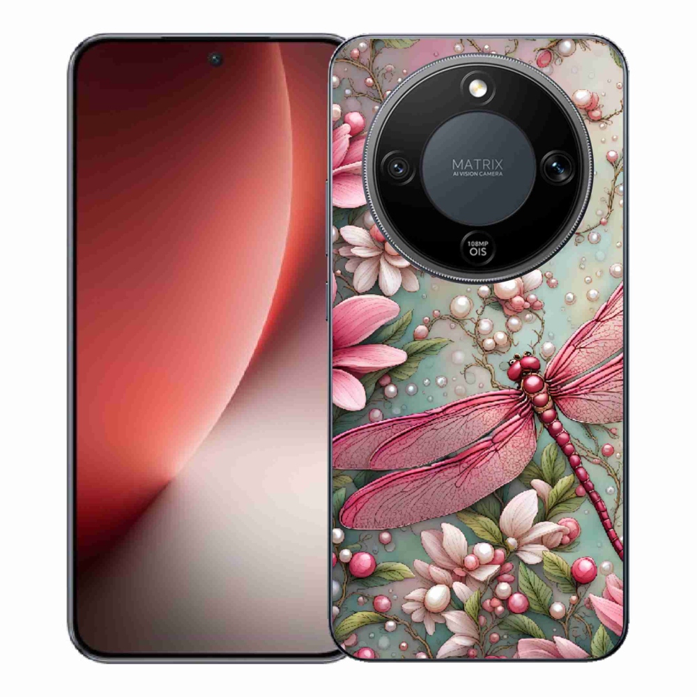 Gelový kryt mmCase na Honor Magic 8 Lite 5G - vážka