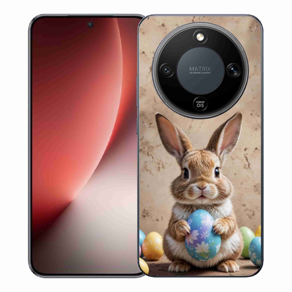 Gelový kryt mmCase na Honor Magic 8 Lite 5G - velikonoční králíček