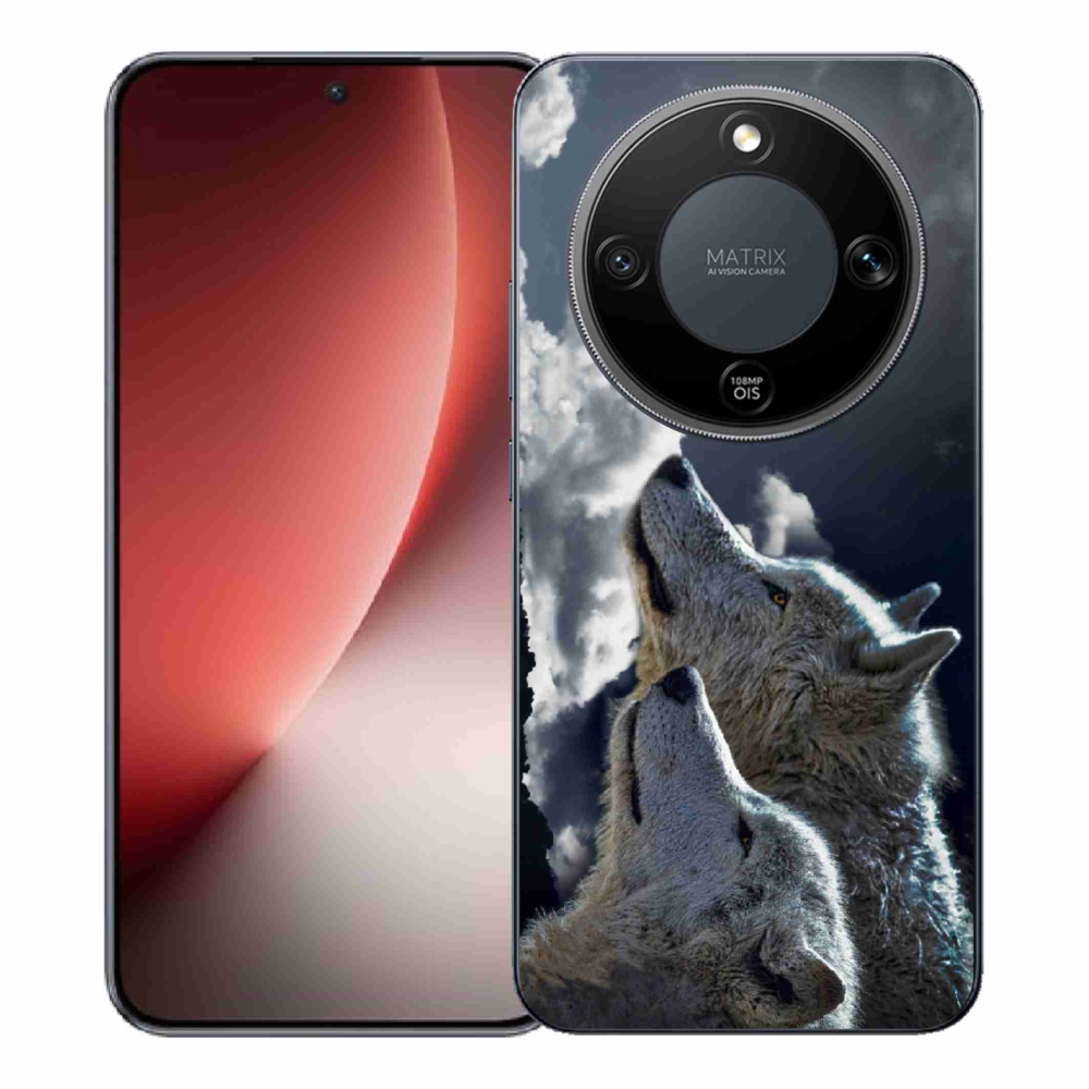 Gelový kryt mmCase na Honor Magic 8 Lite 5G - vlci
