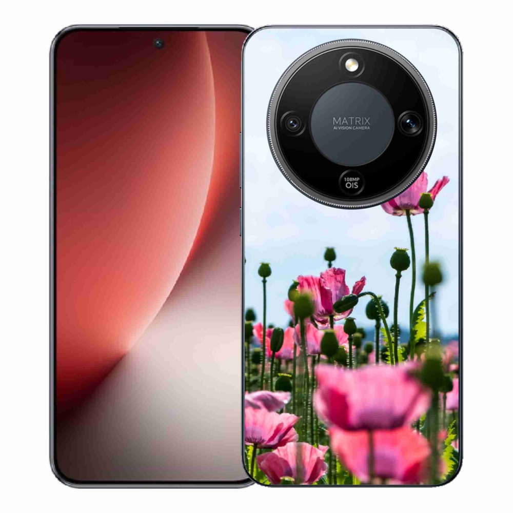 Gelový kryt mmCase na Honor Magic 8 Lite 5G - vlčí mák