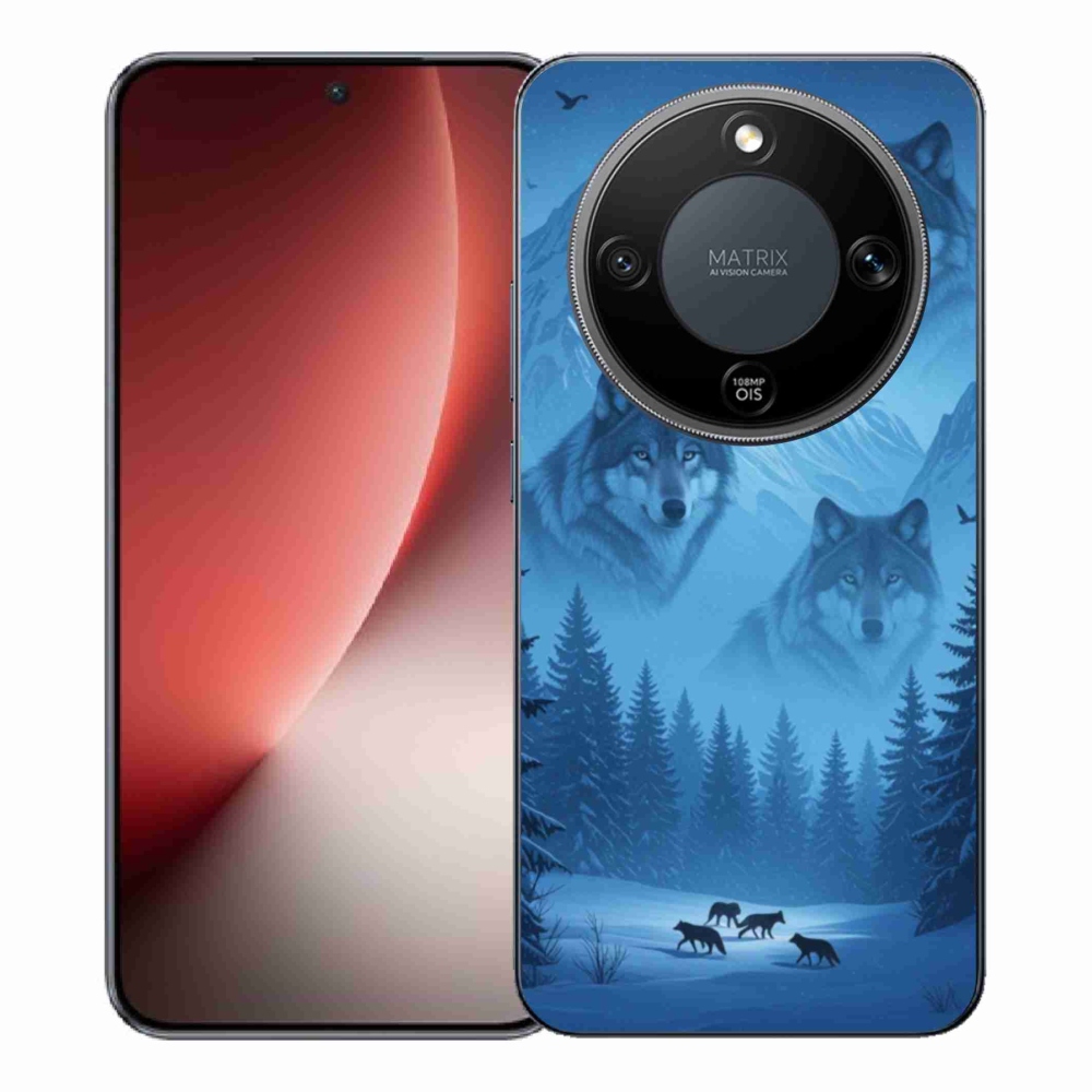 Gelový kryt mmCase na Honor Magic 8 Lite 5G - vlčí smečka