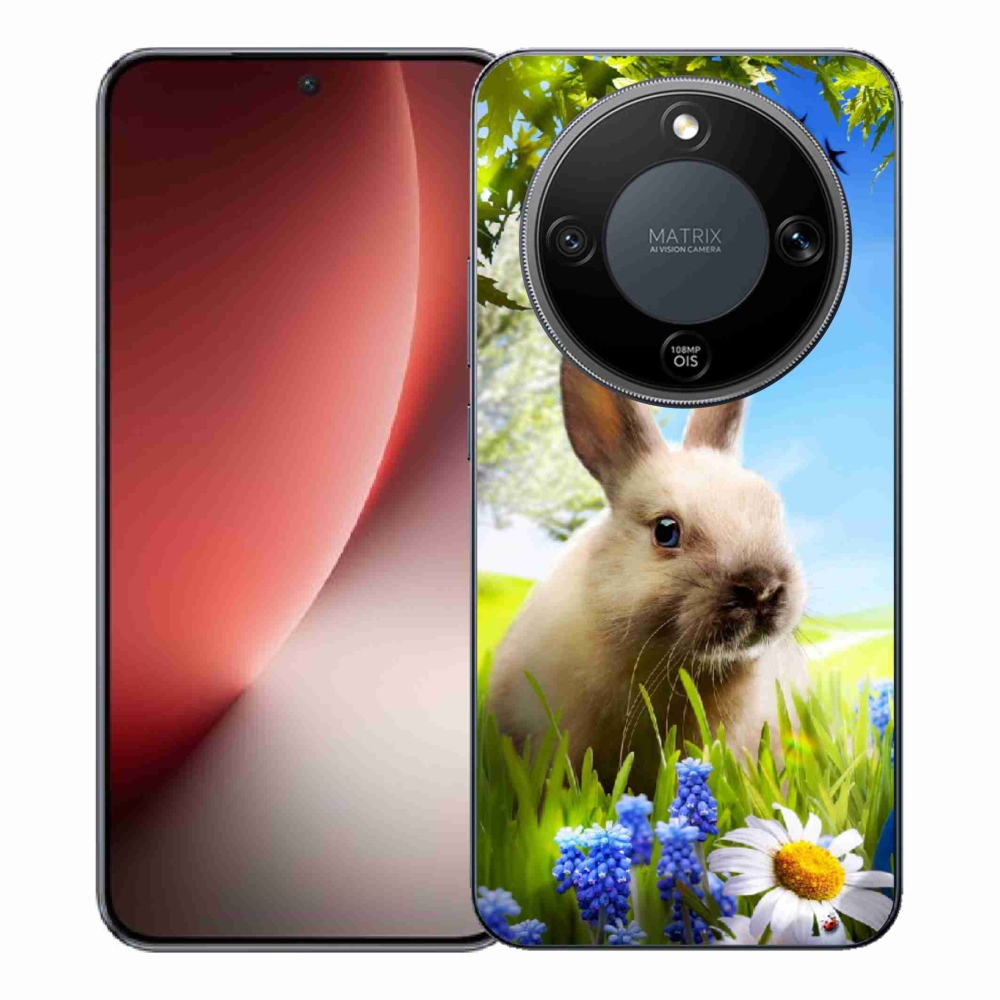 Gelový kryt mmCase na Honor Magic 8 Lite 5G - zajíček