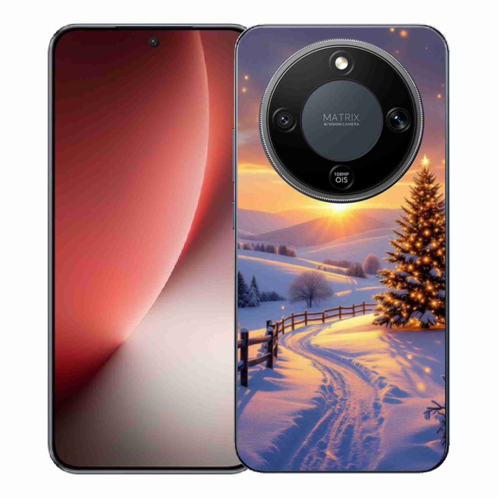 Gelový kryt mmCase na Honor Magic 8 Lite 5G - zimní krajina