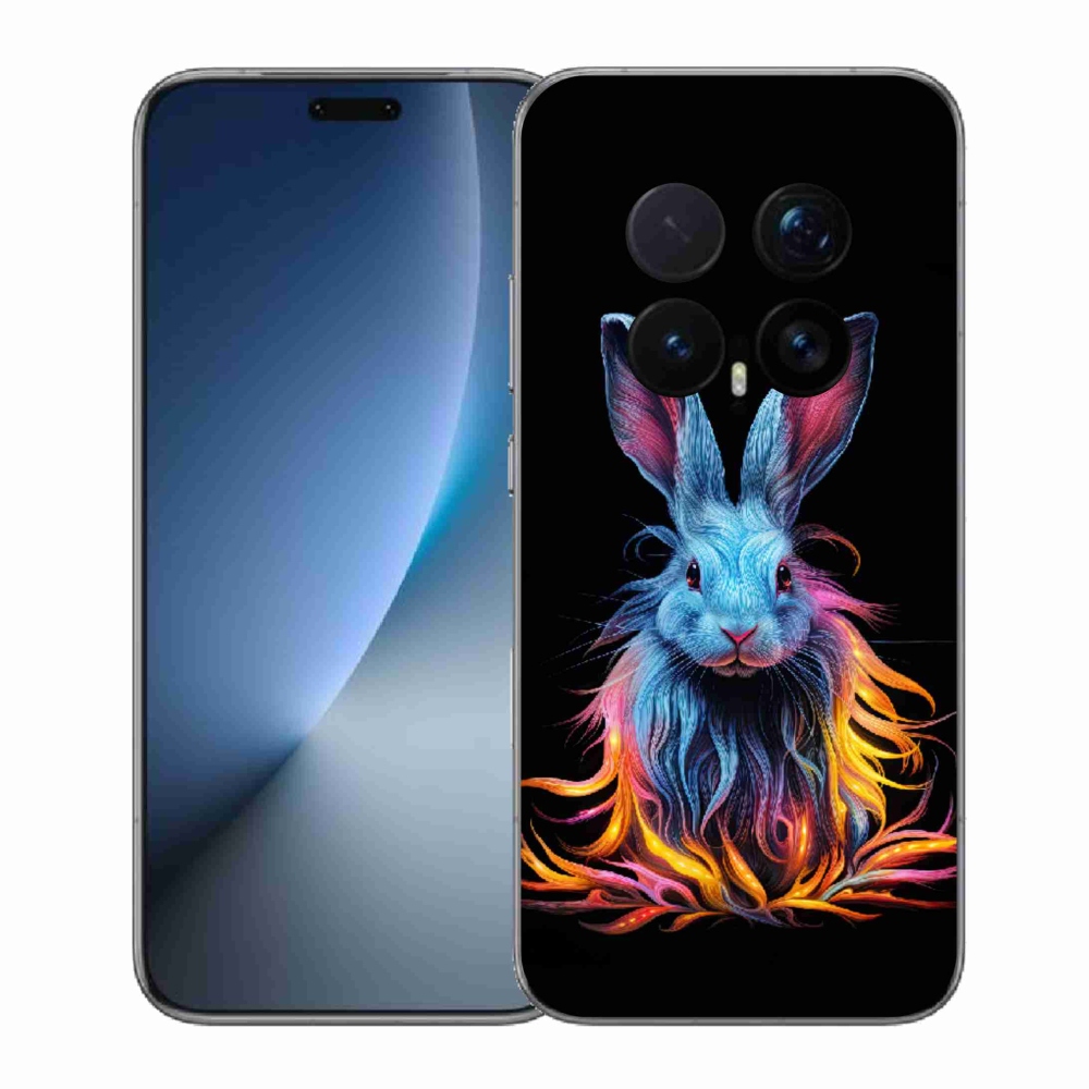 Gelový kryt mmCase na Honor Magic 8 Pro - abstraktní zajíc