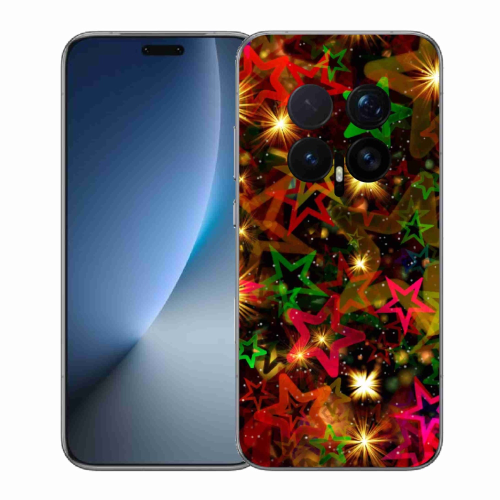 Gelový kryt mmCase na Honor Magic 8 Pro - barevné hvězdičky
