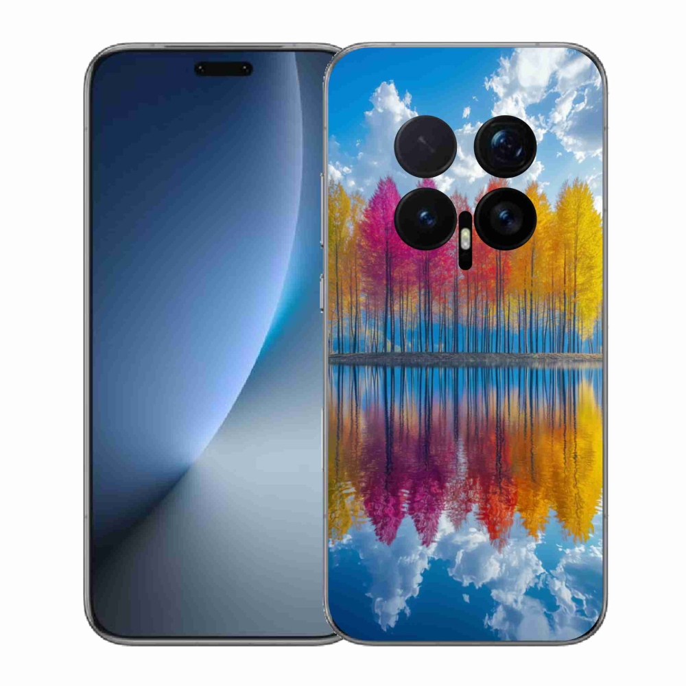 Gelový kryt mmCase na Honor Magic 8 Pro - barevné stromy