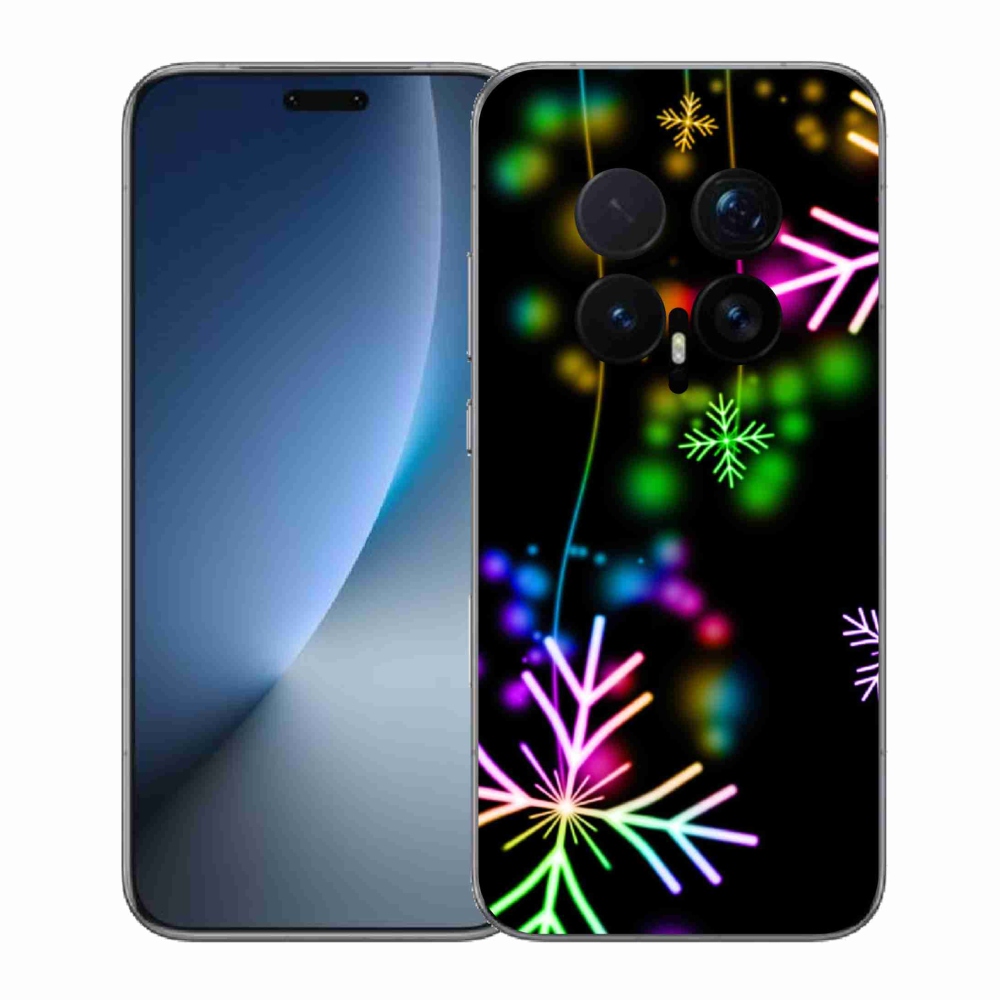 Gelový kryt mmCase na Honor Magic 8 Pro - barevné vločky