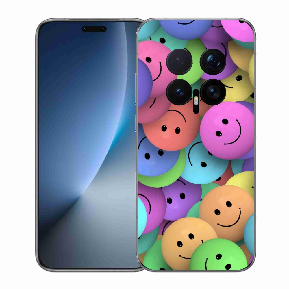 Gelový kryt mmCase na Honor Magic 8 Pro - barevní smajlíci
