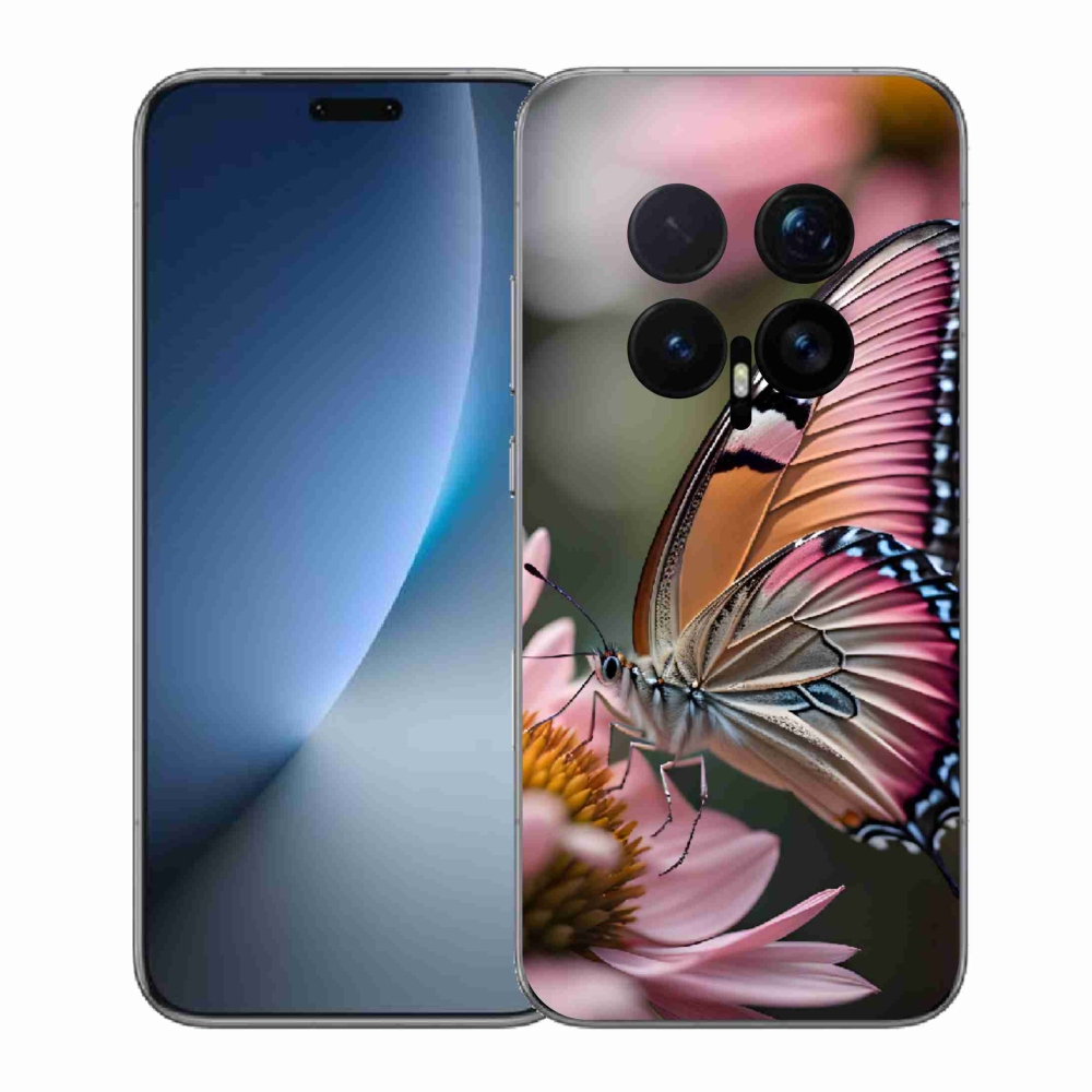 Gelový kryt mmCase na Honor Magic 8 Pro - barevný motýl