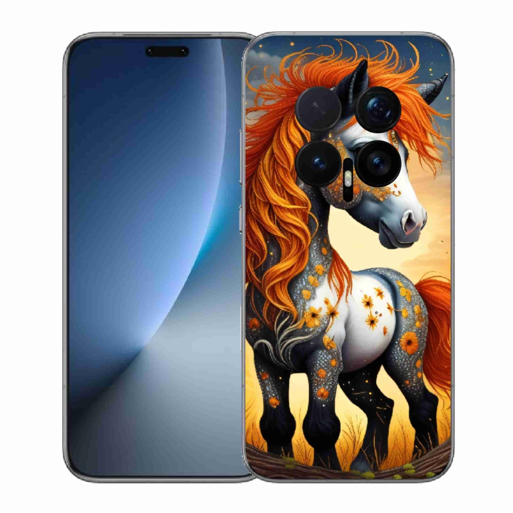 Gelový kryt mmCase na Honor Magic 8 Pro - barevný poník