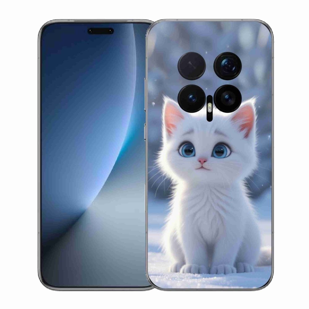 Gelový kryt mmCase na Honor Magic 8 Pro - bílé kotě 3