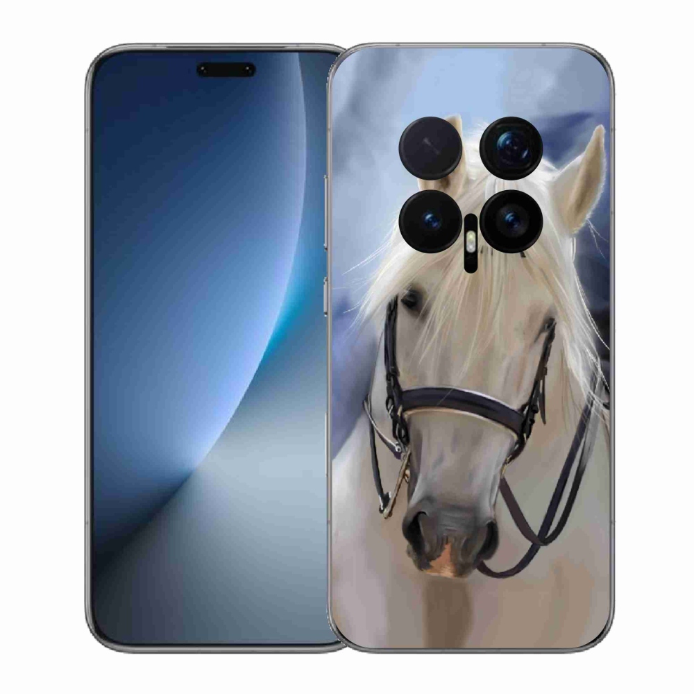 Gelový kryt mmCase na Honor Magic 8 Pro - bílý kůň