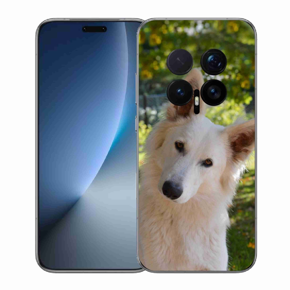 Gelový kryt mmCase na Honor Magic 8 Pro - bílý švýcarský ovčák 1