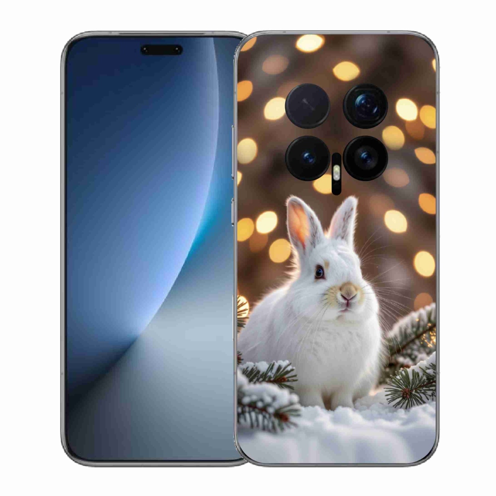 Gelový kryt mmCase na Honor Magic 8 Pro - bílý zajíc