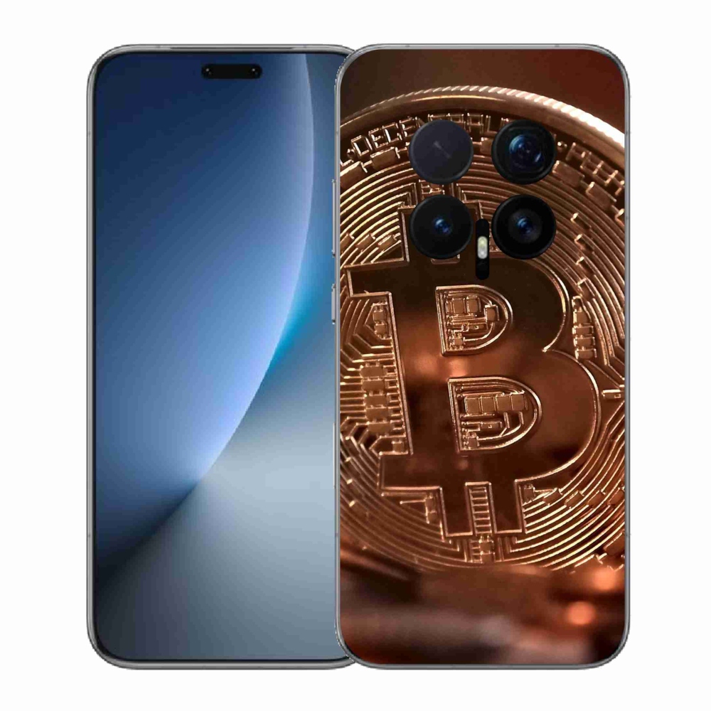 Gelový kryt mmCase na Honor Magic 8 Pro - bitcoin