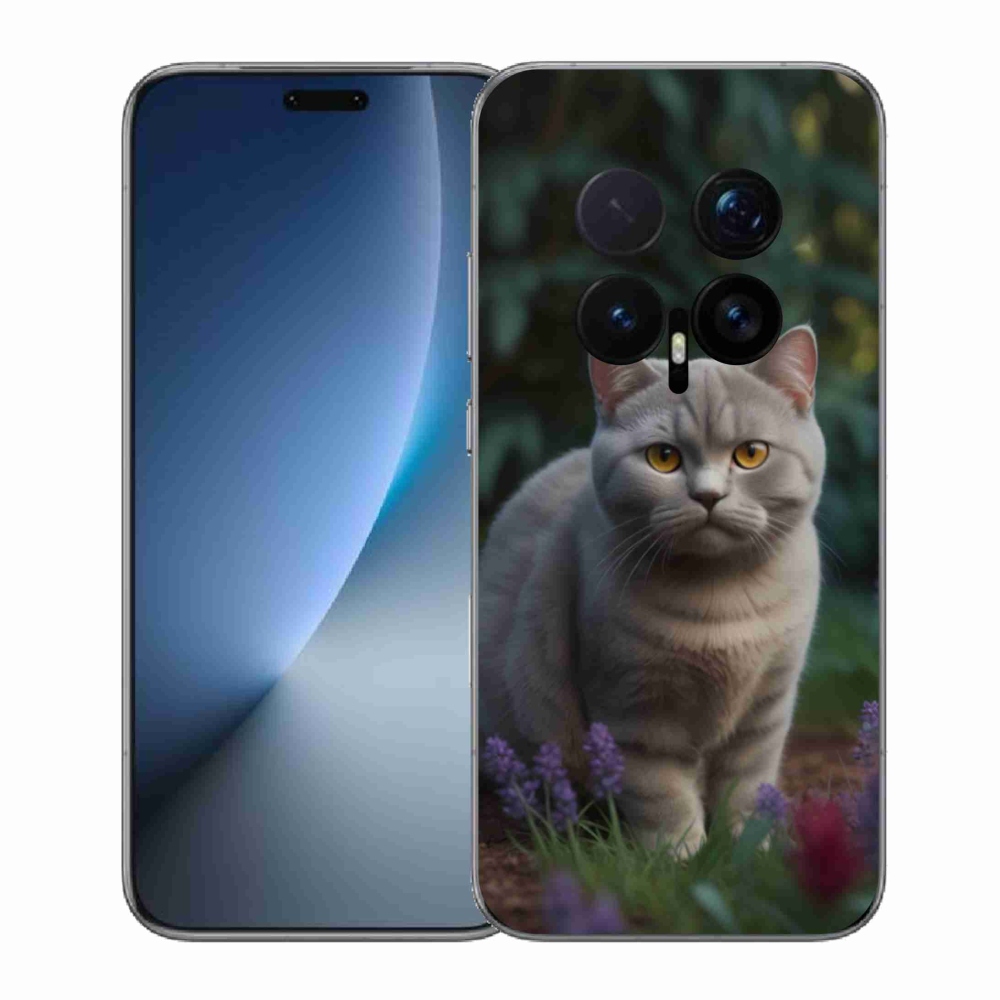 Gelový kryt mmCase na Honor Magic 8 Pro - britská kočka