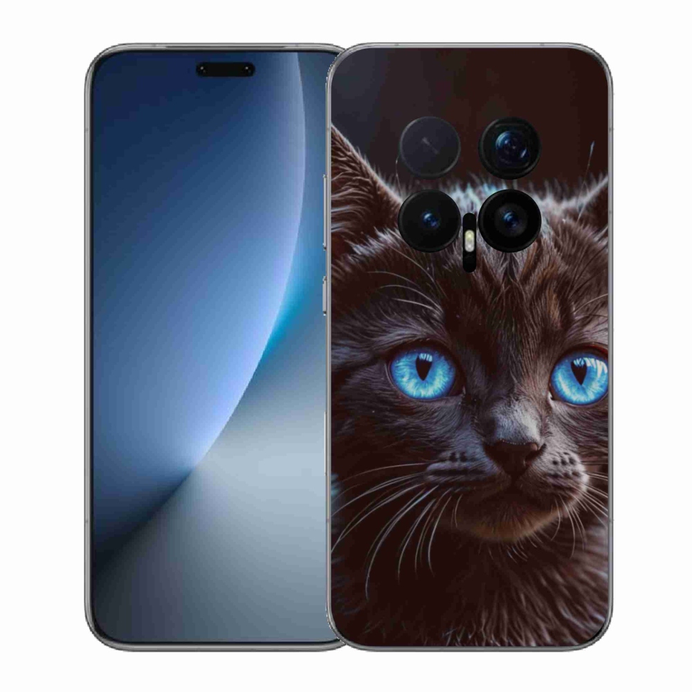 Gelový kryt mmCase na Honor Magic 8 Pro - černé kotě 2