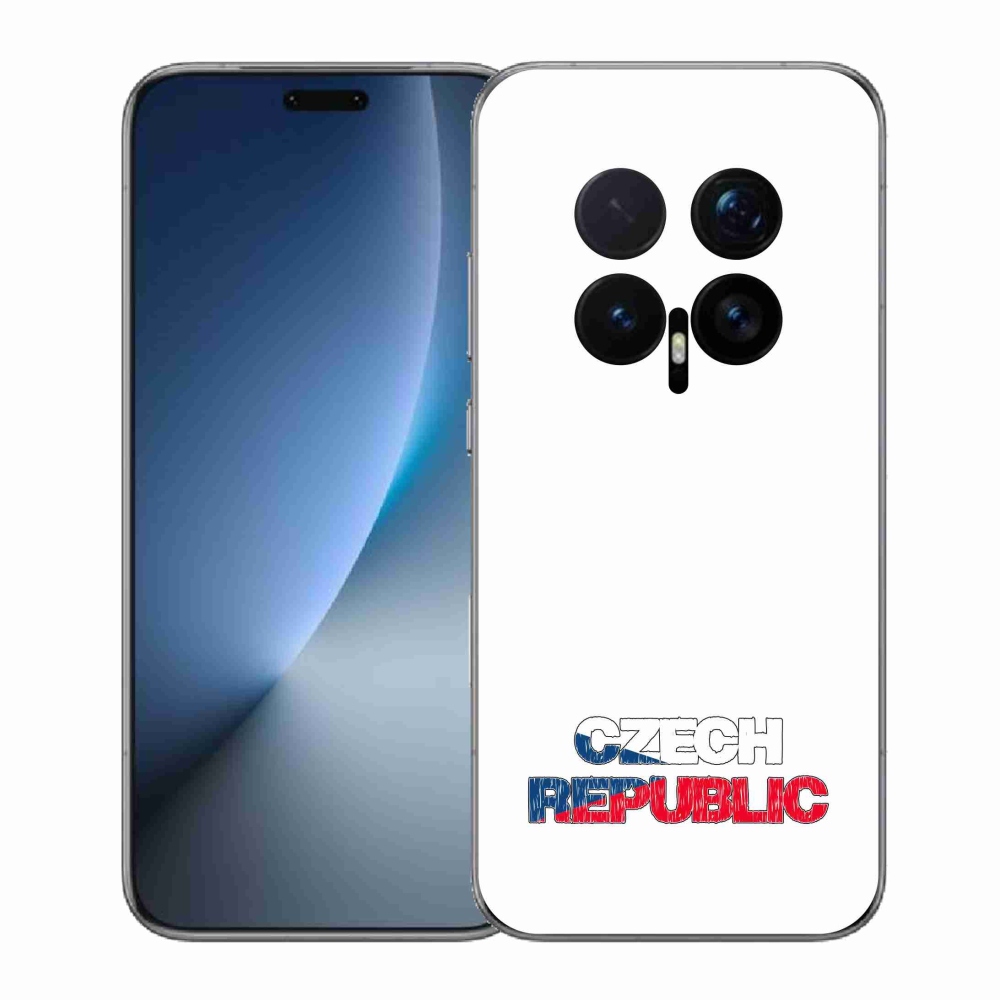 Gelový kryt mmCase na Honor Magic 8 Pro - Czech Republic bílé pozadí